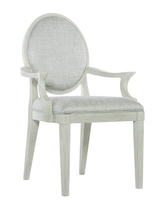 Bernhardt Interiors East Hampton Oval Back Arm Chair