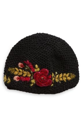 FRENCH KNOT Josephine Wool Cloche in Black at Nordstrom