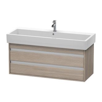 Duravit Duravit Ketho Neceser De Pared 6639, 2 Cajones, 1150mm, Para Vero, Color (frente/cuerpo): Decoraci&oacute;n Pino Plata - Kt663903131