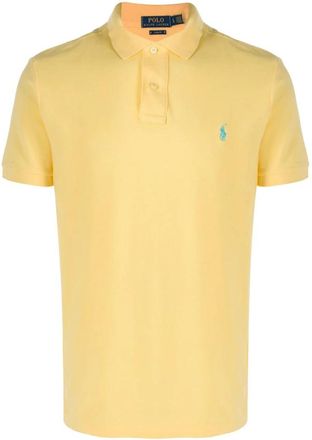 Ralph Lauren Polo Shirt - Heren - Polos - Geel - S - Katoen - Tops