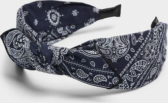 Simons Womens Paisley bow headband