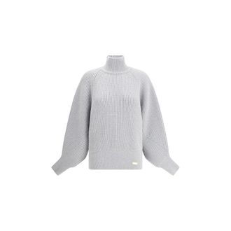 Balmain Gray Wool Womens Sweatshirt