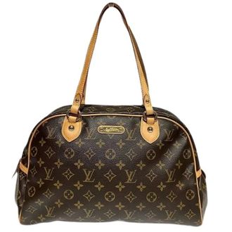 Louis Vuitton Pre-owned Handbags, female, Brown, Size: ONE SIZE Pre-owned Canvas Handbag