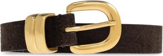 By Malene Birger Accessoires, Dames, Bruin, ONE Size, Leer, Zoilo Suede Riem