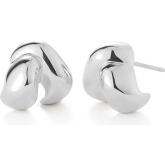 JENNY BIRD Beatrix Earrings in High Polish Silver at Nordstrom