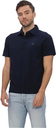 Butcher of Blue Tops, Heren, Blauw, M, Katoen, Clifden Co Polo SS