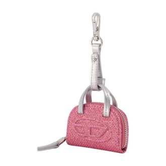 Diesel Textured Faux Leather Mini Bag - Pink
