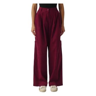 Nenette Dames, Broeken, Rood, Maat: S Katoen