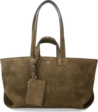 A.P.C. Le Drummer Suede Bag