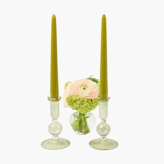 Mrs. Alice Small Eden Candle Holders in Green at Nordstrom