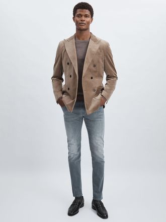 Replay Anbass Jeans Cotton Plain, Mid Grey Size: 32