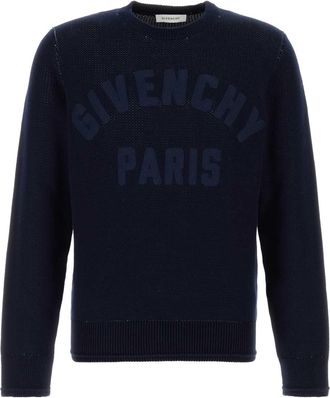 Givenchy Midnight Blue Cotton Sweater