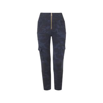 Freddy Pantaloni WR.UP stile cargo con vita alta in jersey camo