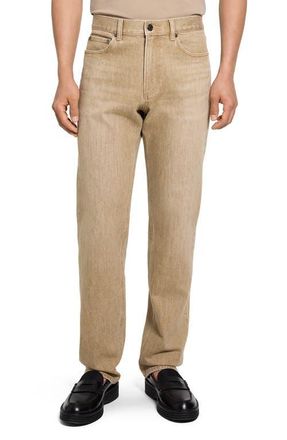 Theory Standard in Tinted Denim Jeans in Washed Brown at Nordstrom, Size 28