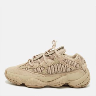 adidas 500 Taupe Light Size 45 1/3 Beige Suede and Mesh Low Top Sneakers
