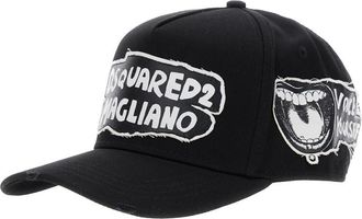 Dsquared2 Black Logo Baseball Hat
