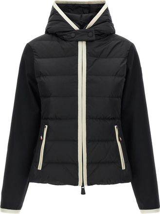 Moncler Black Quilted Hood Jacket