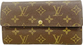 Louis Vuitton Brown Long Wallet (Bi-Fold) (Pre-Owned)