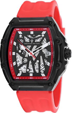 Christian Van Sant Mens Black dial Watch