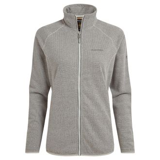 Craghoppers Dames/Dames Tarvos Full Zip Fleecejack (Lunar Grijs Marl)