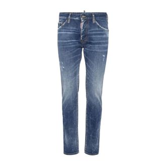 Dsquared2 Heren, Jeans, Blauw, Maat: S Denim