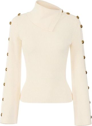 Elisabetta Franchi Mujer, Jerseys, Beige, Talla: S