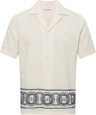 Orlebar Brown Maitan blouse met borduurwerk - Wit