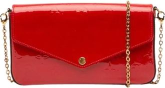 Louis Vuitton Pre-owned Shoulder Bags, female, Red, Size: ONE SIZE Pre-owned Canvas Shoulder Bag