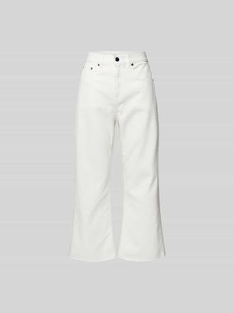 Victoria Beckham Flared Jeans mit 5-Pocket-Design in Weiss, Gr&ouml;&szlig;e 24