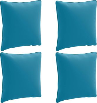 vidaXL Cojines De Respaldo De 4 Piezas Putten 4 Pcs 100% Poli&eacute;ster Vidaxl