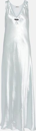 Miu Miu Satin maxi dress