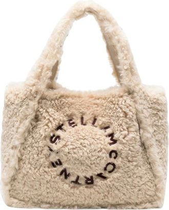 Stella McCartney Dames, Tassen, Beige, Maat: ONE Size