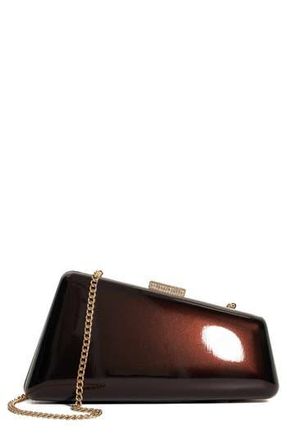 Dune London Balancing Frame Clutch in Brown at Nordstrom Rack