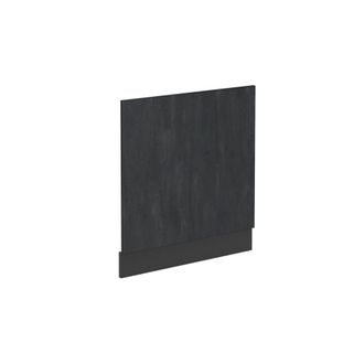 Vicco Panel Frontal R-line, Hormig&oacute;n Negro, 60 Cm Sin Encimera