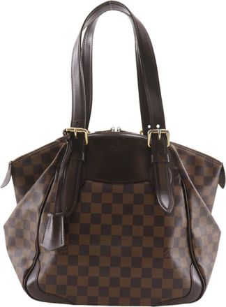 Louis Vuitton Brown Damier Canvas Tote Bag (Pre-Owned)