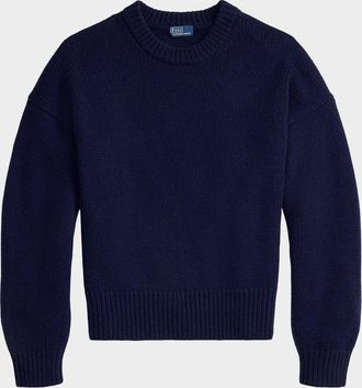 Polo Ralph Lauren Oversized Cashmere Crewneck Sweater