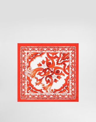 Dolce & Gabbana Foulard 50x50 - Woman Scarves And Silks Multicolor Silk Pz