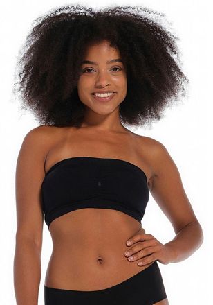 Magic Bodyfashion B&uuml;gelloser BH MAGIC BODYFASHION Comfort Bandeau, Damen, Gr. XL, N-Gr, schwarz, Obermaterial: 90% Polyamid, 10% Elasthan, unifarben, figurbetont, BHs B