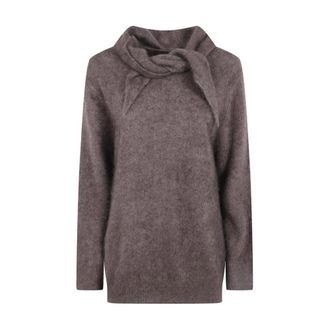 P.A.R.O.S.H. Maglione in misto Mohair - - Knitwear - Donna - Marrone - S