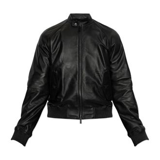 Dsquared2 Leren Jas - Heren - Leren en Su&egrave;de Jassen - Zwart - 3XL - Leer - Jassen