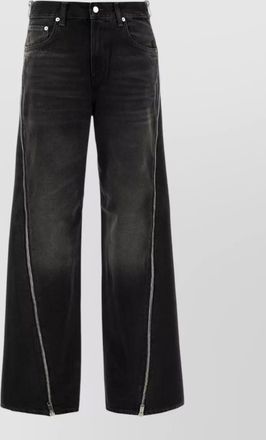 Haikure denim high-rise wide-leg jeans