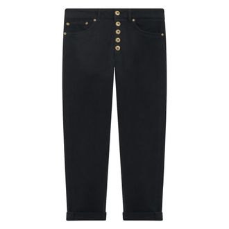 Dondup Cropped Jeans, female, Black, Size: W29 Cropped Jeans