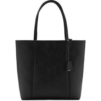 Mango Faux Leather Shopper Bag in Black at Nordstrom