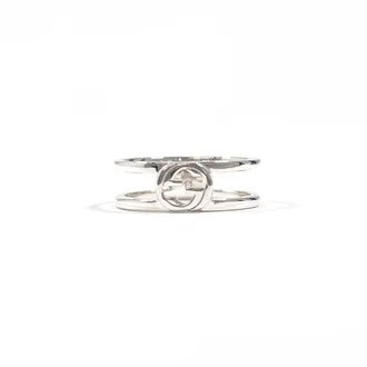 Gucci Silver Silver 925 Band Ring (Pre-Owned)