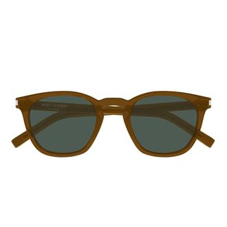 Saint Laurent Sunglasses Sl 28 057 Brown/Green Unisex
