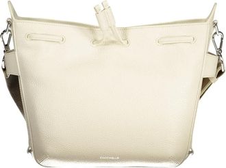 Coccinelle Gretel Ribbon Bag - Dames - Schoudertassen - Wit - ONE Size - Leer - Tassen