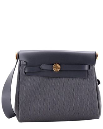 Herm&egrave;s Herbag Zip Toile And 20 (Authentic Pre-Loved)
