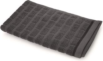 KASANOVA Asciugamano viso ospite cotone Pop Corn Brick grigio scuro
