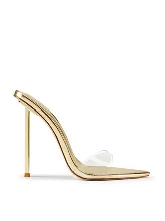 Femme Whiskey PVC Mule in Gold at Nordstrom, Size 13