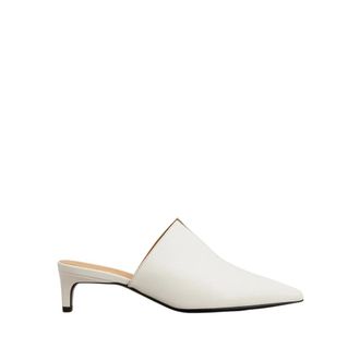 Tod's Nappa Leren Mule - Dames - Muiltjes - Wit - 37 EU - Leer - Schoenen